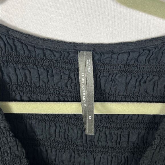 Anthropologie The Peregrine Mini Dress size XS Black - Picture 9 of 11